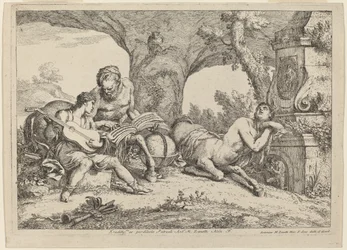 Chiron Teaching Music to Achilles, 1758